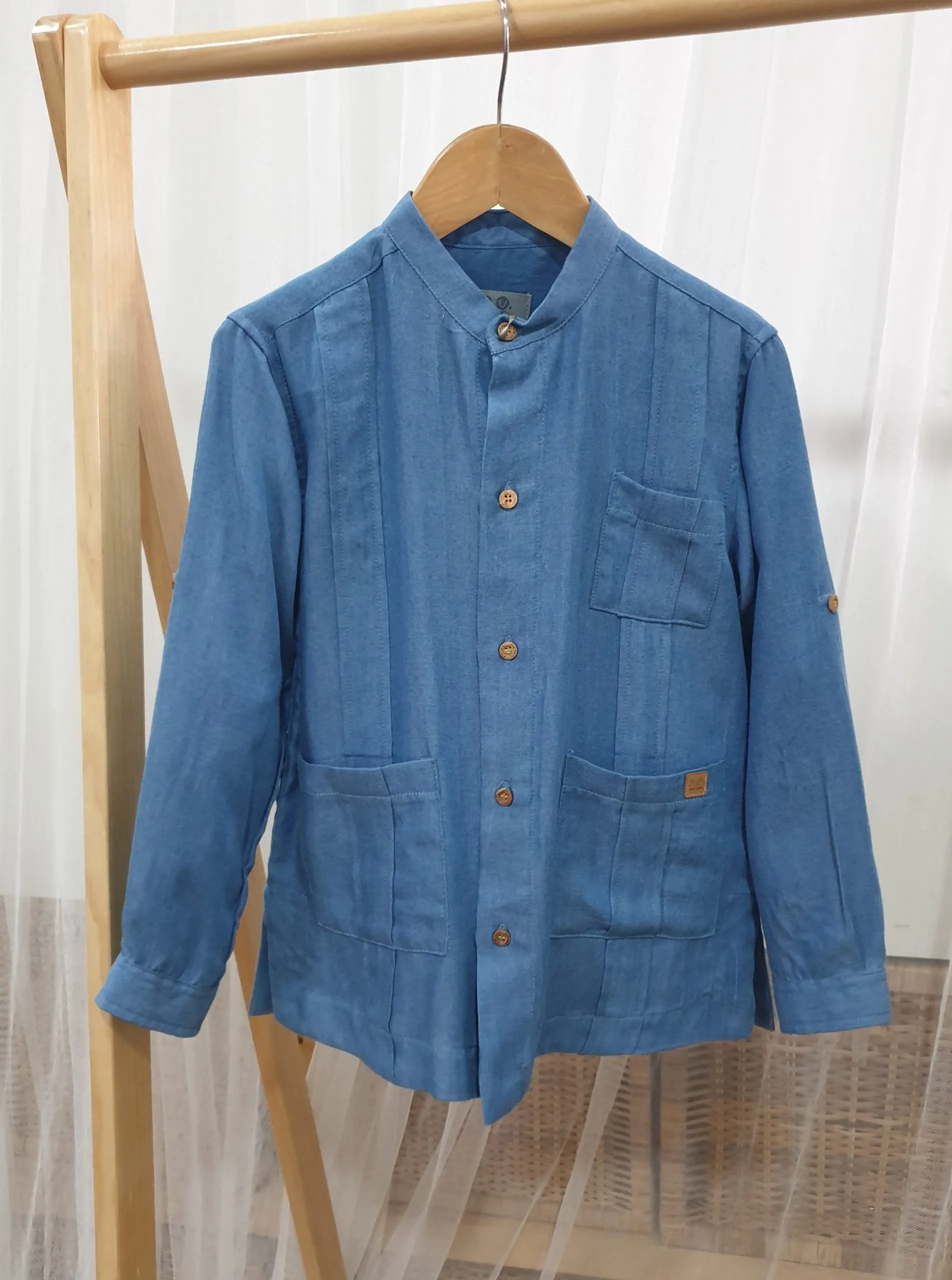A Guayabera niño azulón JV  R130438