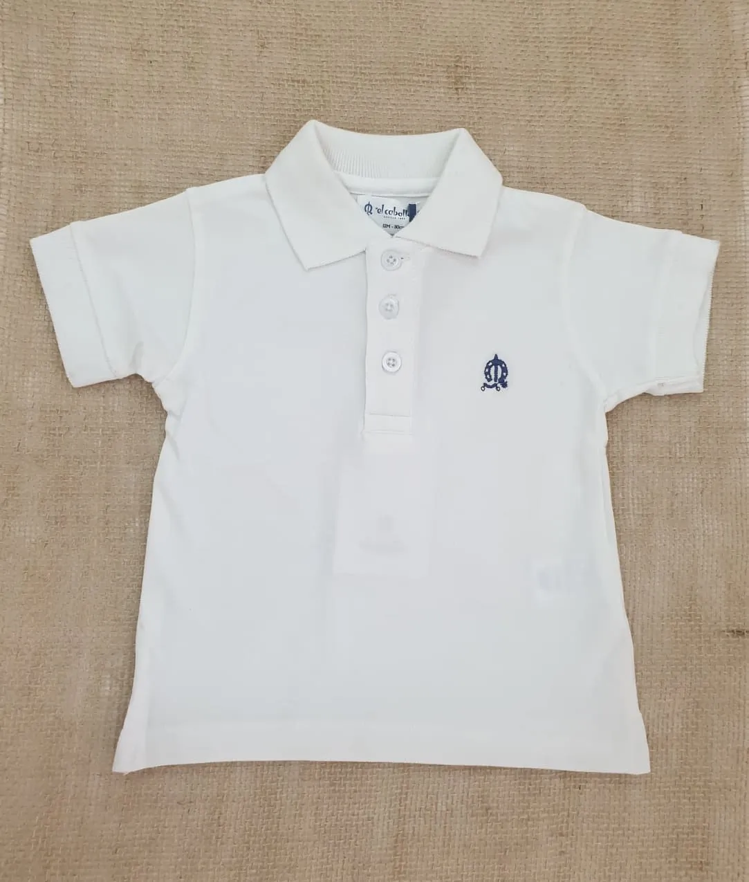 A Polo niño manga corta  NIÑO R150043 EL CABALLO Blanco
