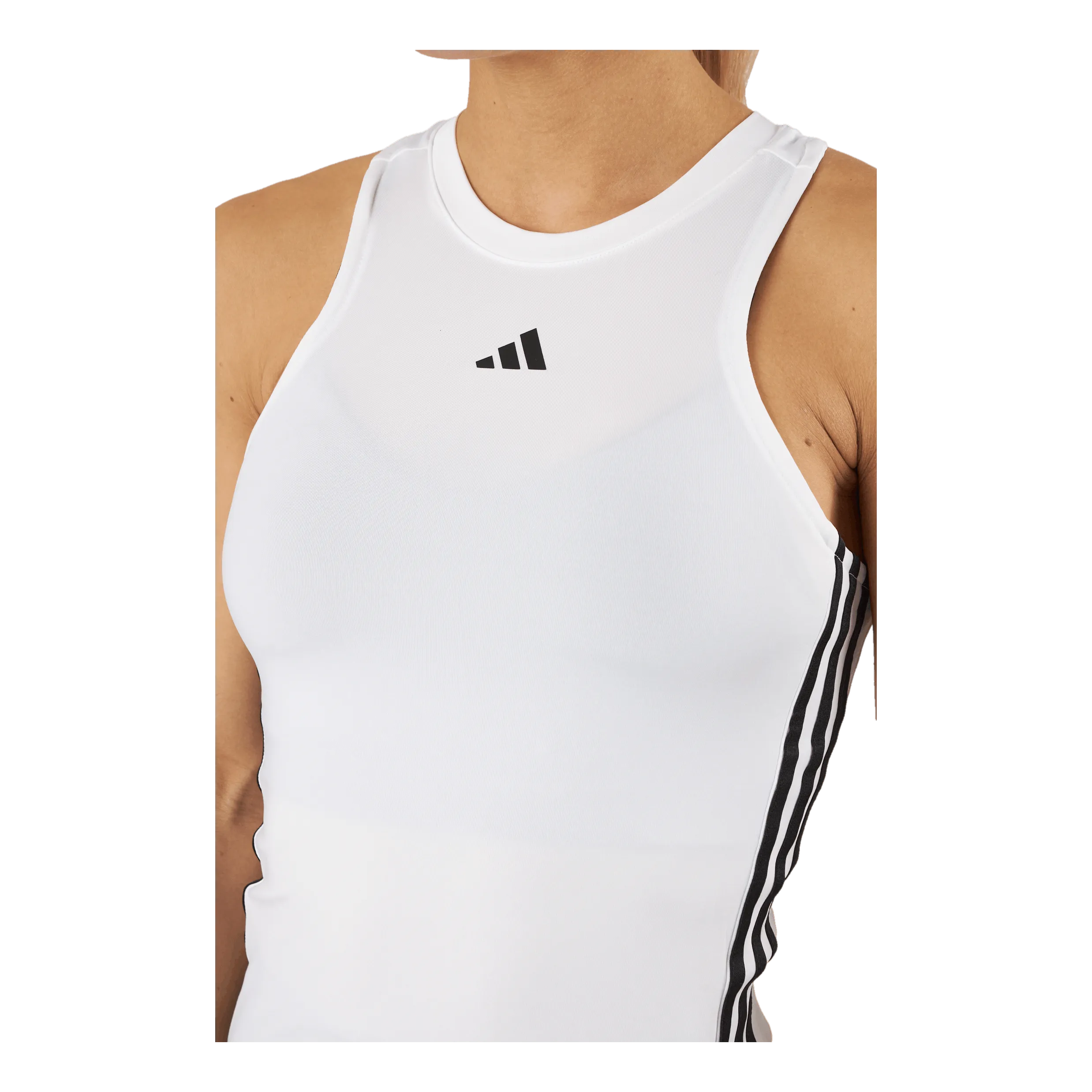 ADIDAS AEROREADY TRAIN ESSENTIALS REGULAR 3STRIPES TANK TOP WHITE