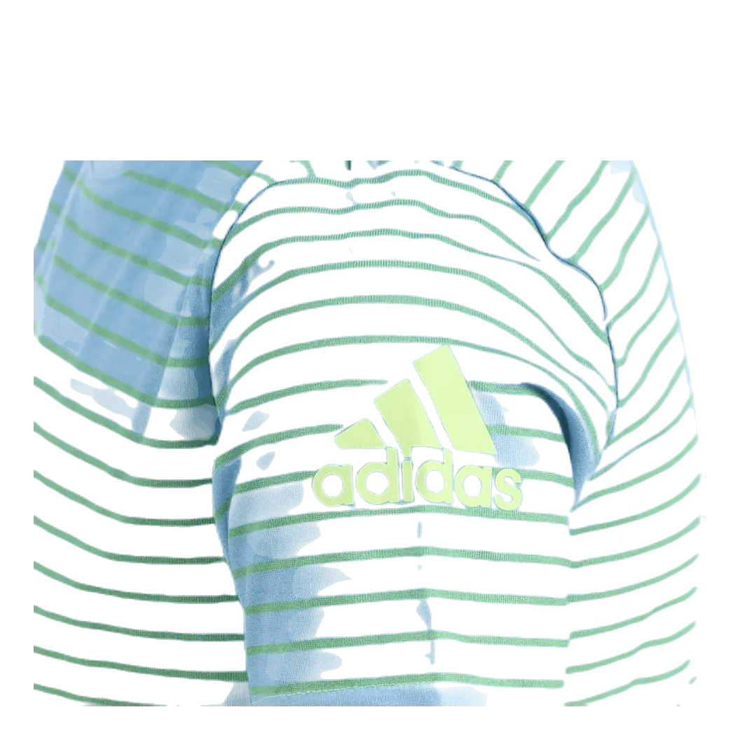 Adidas Boys Melbourne Tee Blue/Yellow