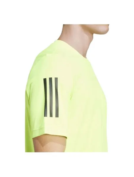 ADIDAS Camiseta Club 3 Stripes Hombre Lucid Lemon