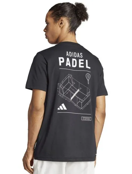 ADIDAS Camiseta Padel Hombre Black