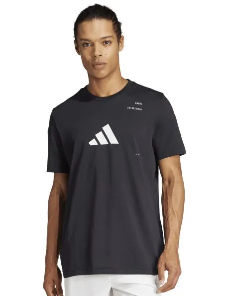ADIDAS Camiseta Padel Hombre Black