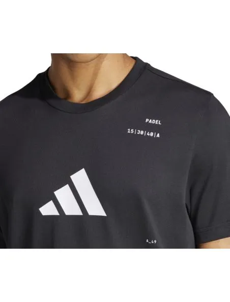 ADIDAS Camiseta Padel Hombre Black