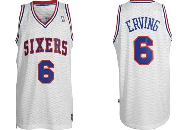 Adidas Camiseta Swingman Julius Erving Sixers (blanco)