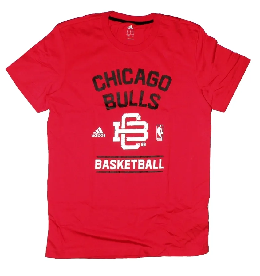 Adidas Camiseta Washed Chicago Bulls (rojo/negro/blanco)