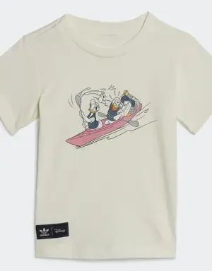 Adidas Conjunto camiseta y pantalón corto Disney Mickey and Friends