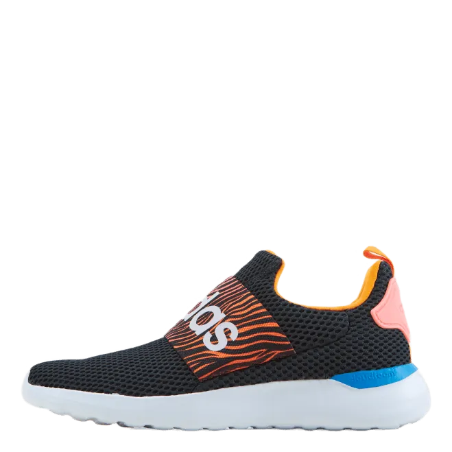 ADIDAS LITE RACER ADAPT 4.0 SLIPON SHOES CORE BLACK / ACID RED / BLUE RUSH