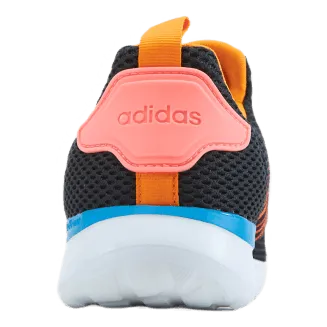ADIDAS LITE RACER ADAPT 4.0 SLIPON SHOES CORE BLACK / ACID RED / BLUE RUSH