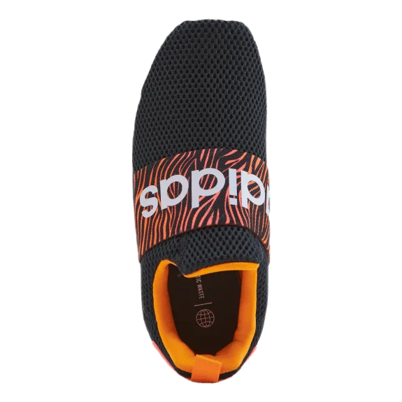 ADIDAS LITE RACER ADAPT 4.0 SLIPON SHOES CORE BLACK / ACID RED / BLUE RUSH