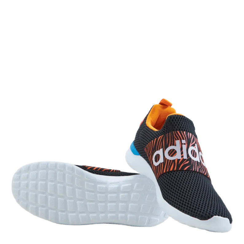 ADIDAS LITE RACER ADAPT 4.0 SLIPON SHOES CORE BLACK / ACID RED / BLUE RUSH