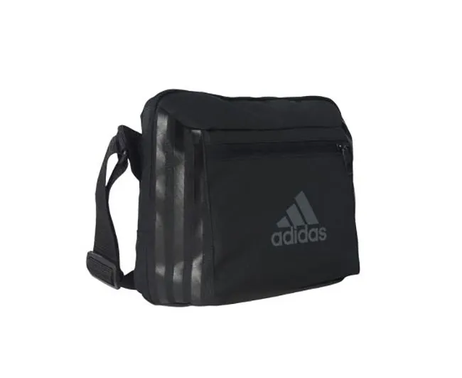 Adidas Organizador Grande Performance 3 franjas (negro)