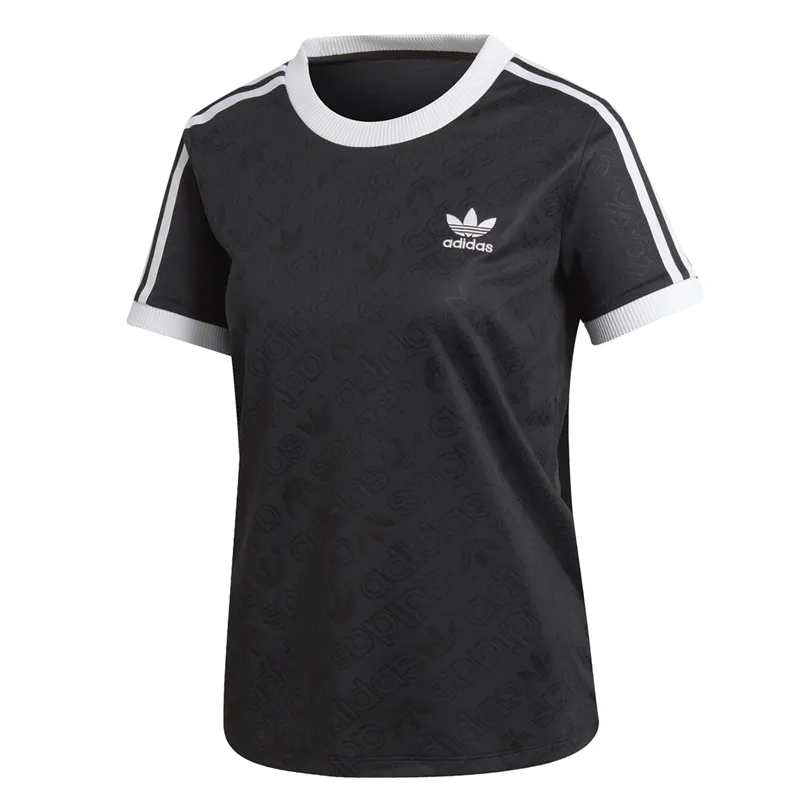 Adidas Originals 3 Stripes Jacquard Tee W