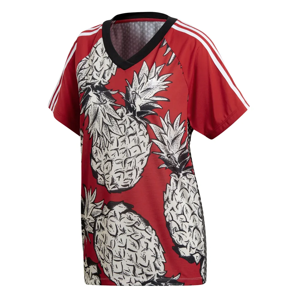 ADIDAS ORIGINALS 3STRIPES TEE "TROPICAL PINEAPPLE FRUIT"