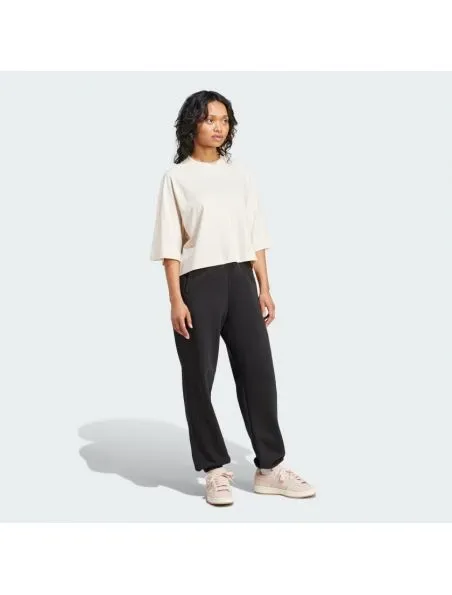 ADIDAS Pantalones Essentials Fleece Loose Mujer Black