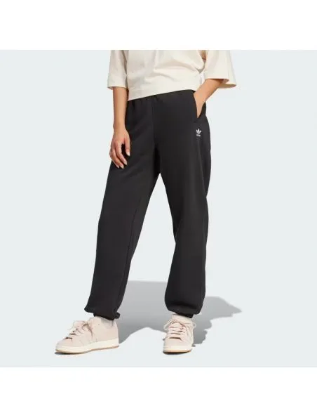 ADIDAS Pantalones Essentials Fleece Loose Mujer Black