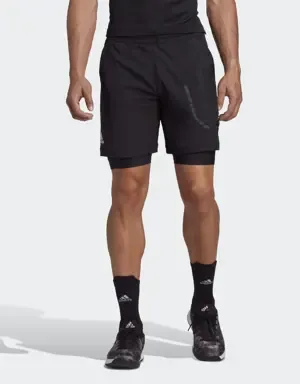 ADIDAS PANTALóN CORTO TENNIS US SERIES 2IN1