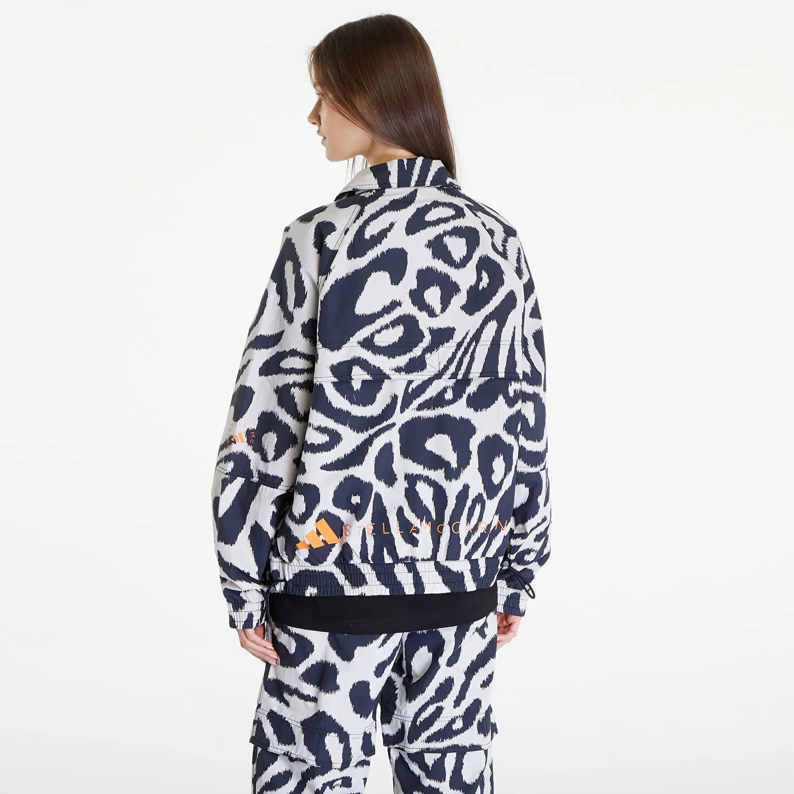 adidas Performance Stella McCartney x Woven Printed Track Top Chalk Pearl / Black