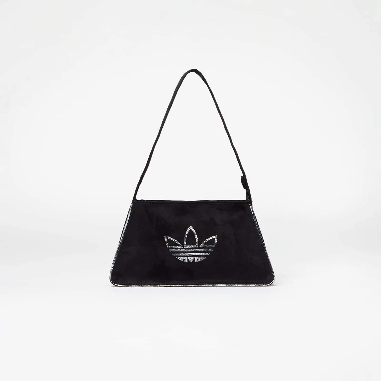 adidas Rhinestones Fake Suede Shoulder Bag