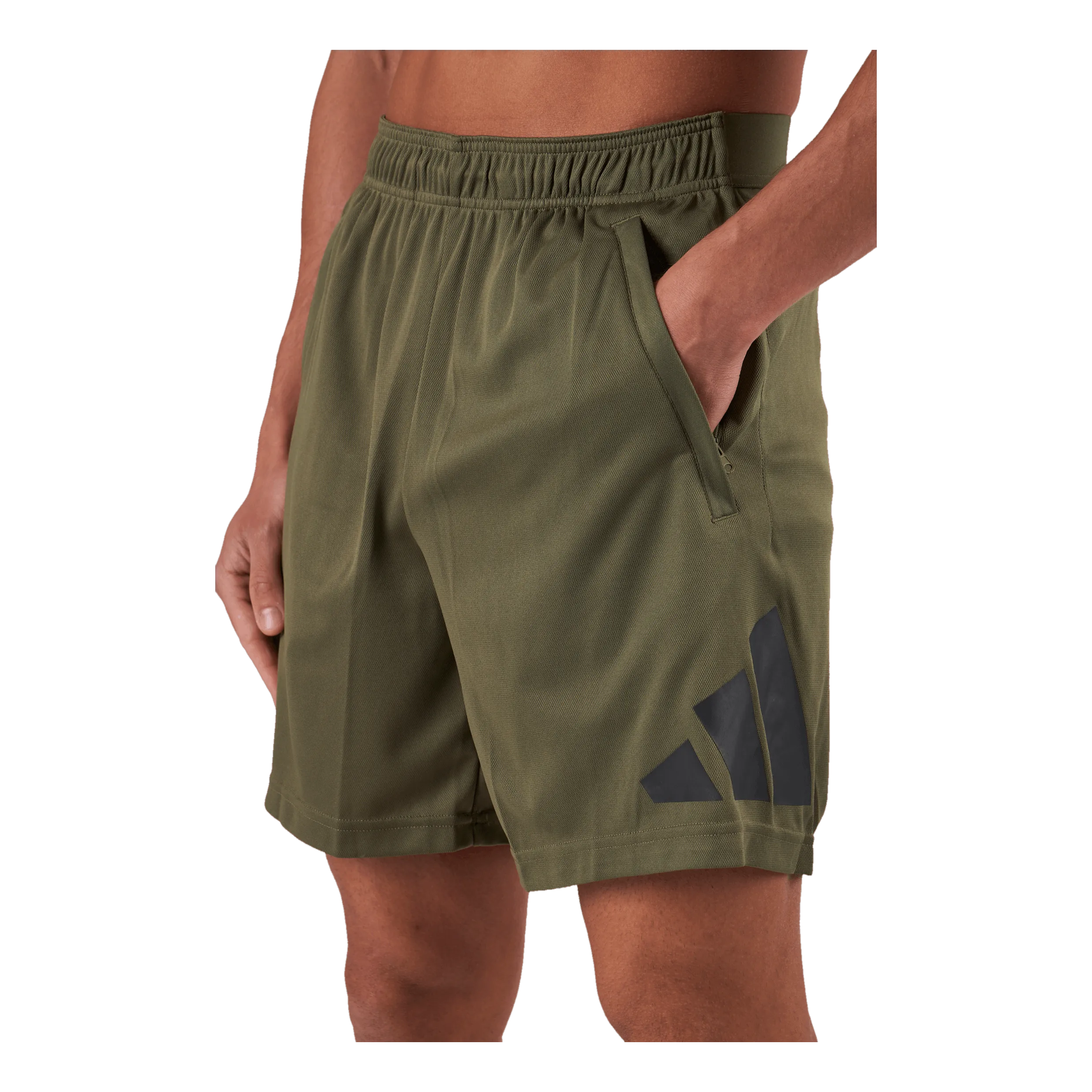 Adidas Train Essentials Logo Training Shorts Olistr/Black