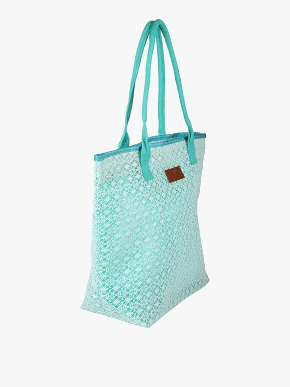 Antonio Basile Bolso de playa con bordado
