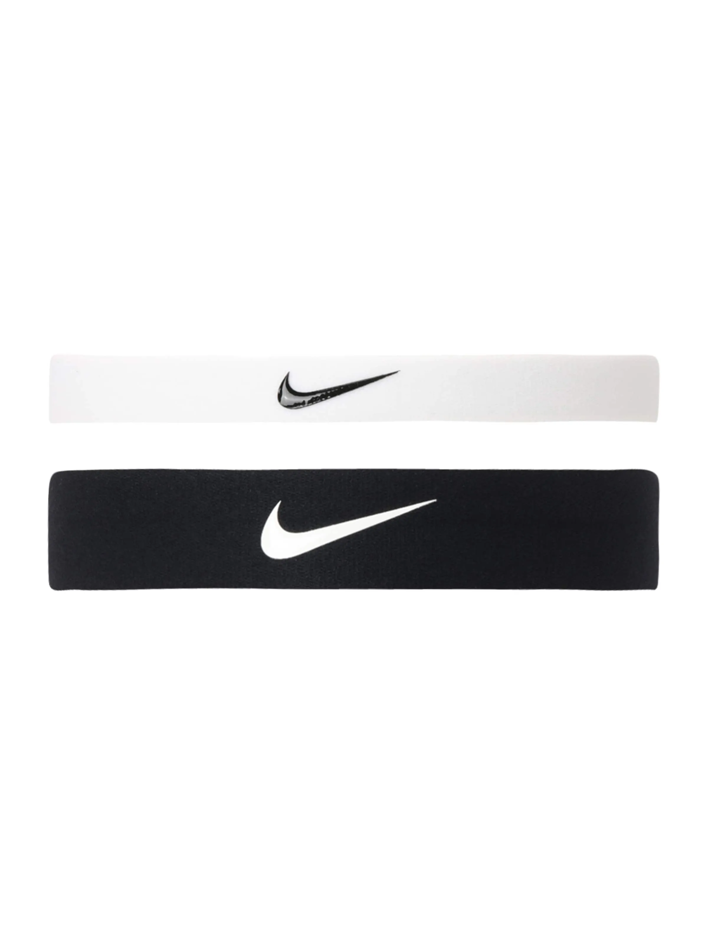 Banda de cabeza deportiva 'Flex' NIKE Accessoires en Negro, Blanco
