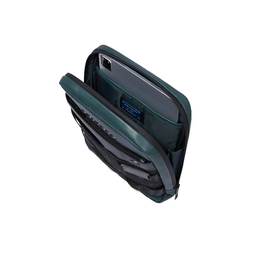 Bandolera de Piel Piquadro CA3084FX/VE Color Verde