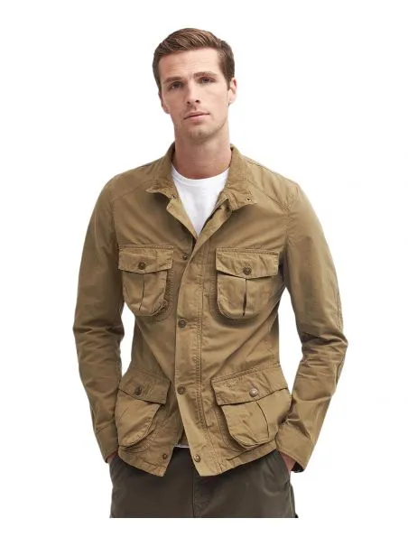 BARBOUR Chaqueta Corbridge Utility Hombre Bleached Olive
