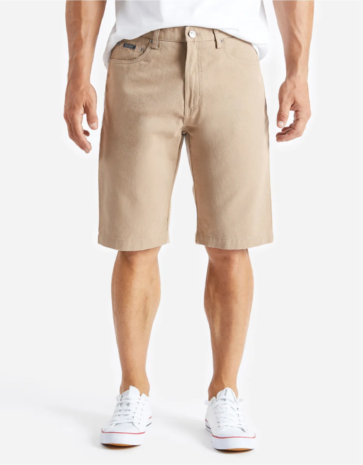 Bermuda drill regular fit beige