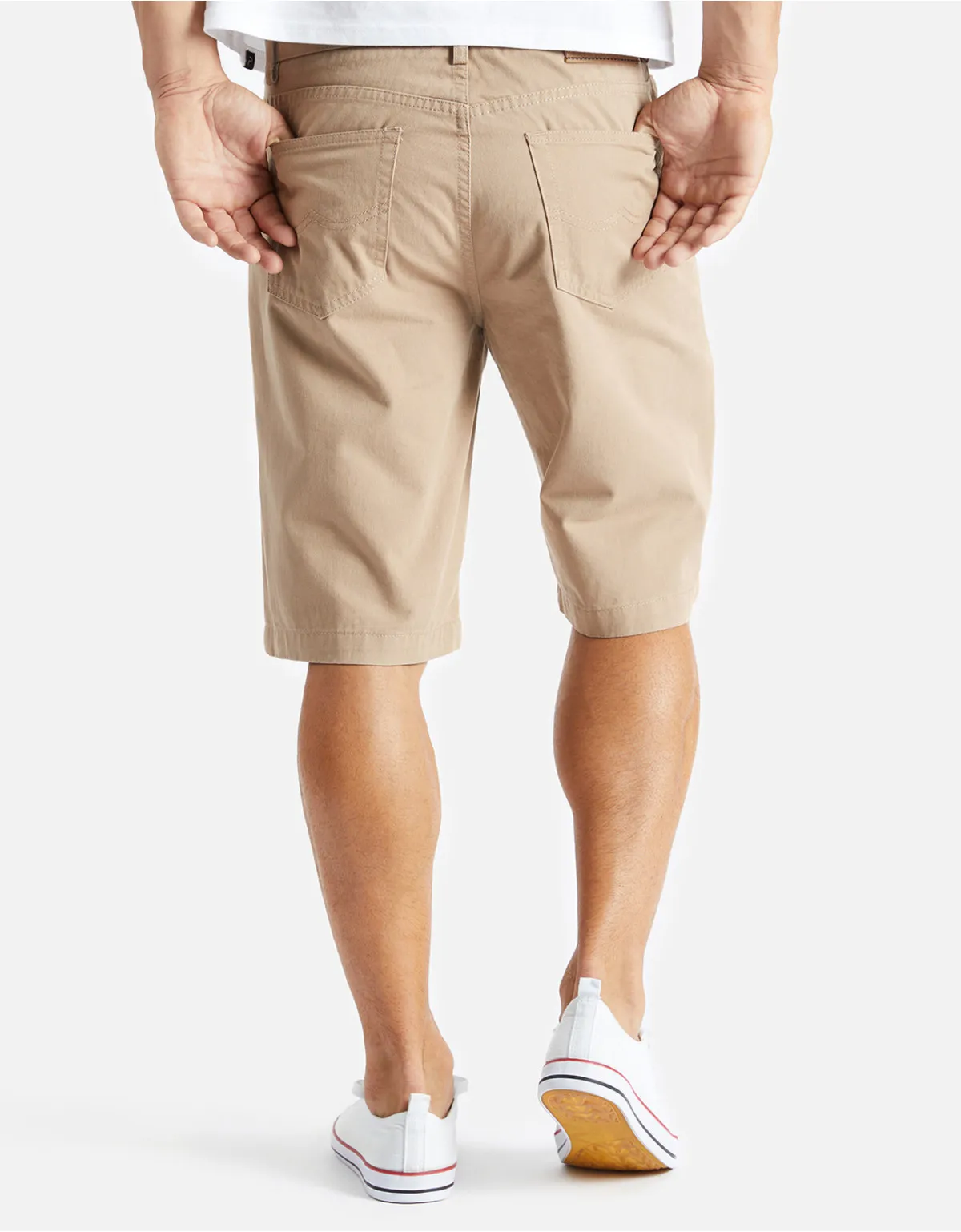 Bermuda drill regular fit beige