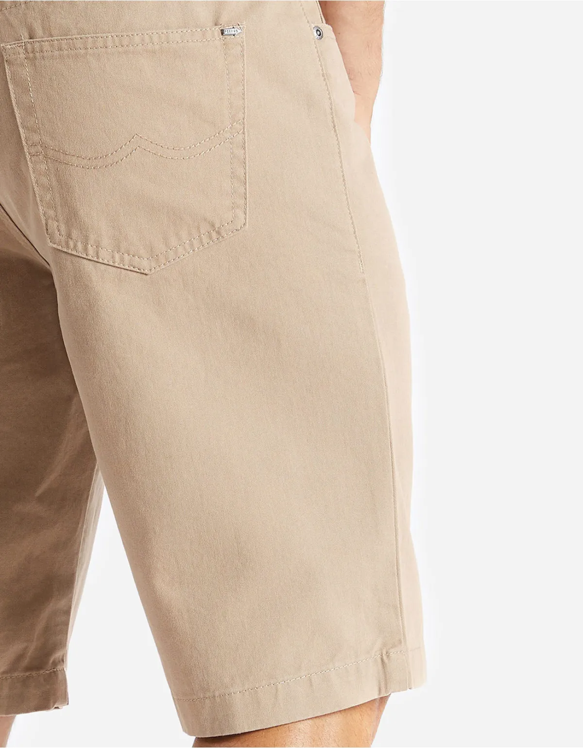 Bermuda drill regular fit beige