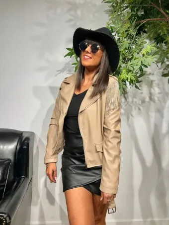 Biker Charreteras KENNEWICK Beige