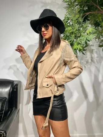 Biker Charreteras KENNEWICK Beige