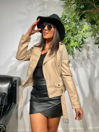 Biker Charreteras KENNEWICK Beige