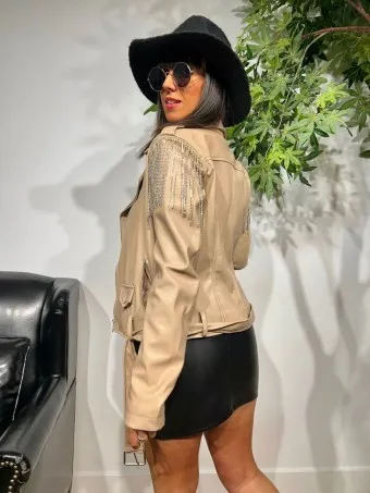 Biker Charreteras KENNEWICK Beige