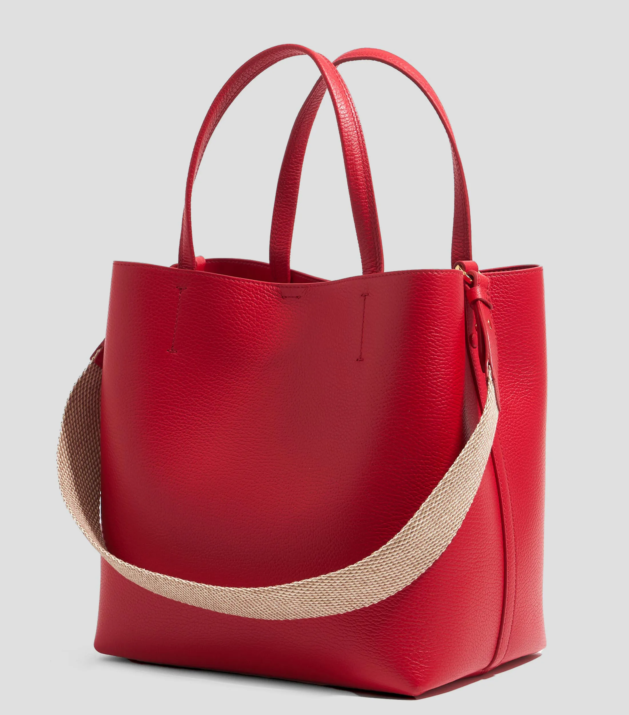 Bimba y Lola Bolso tote rojo Chihuahua Mujer