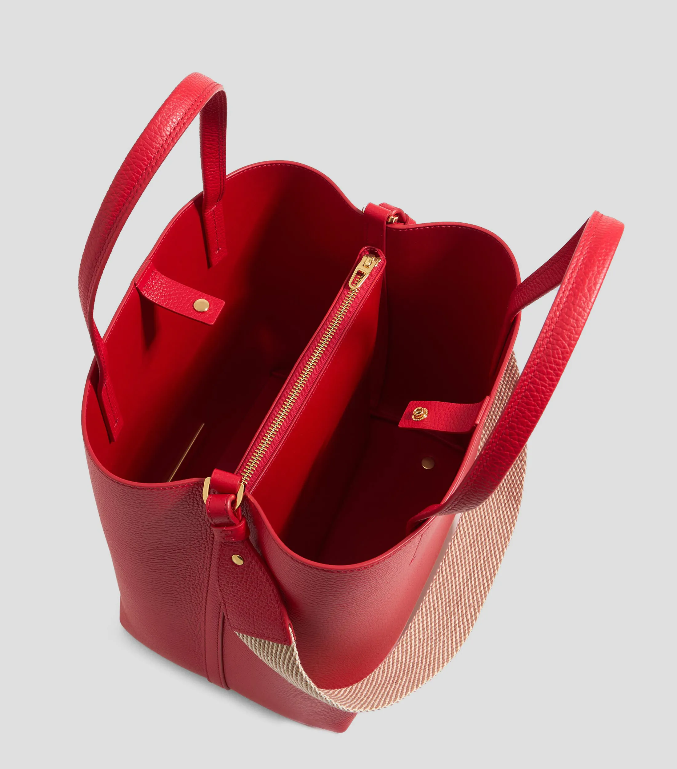 Bimba y Lola Bolso tote rojo Chihuahua Mujer