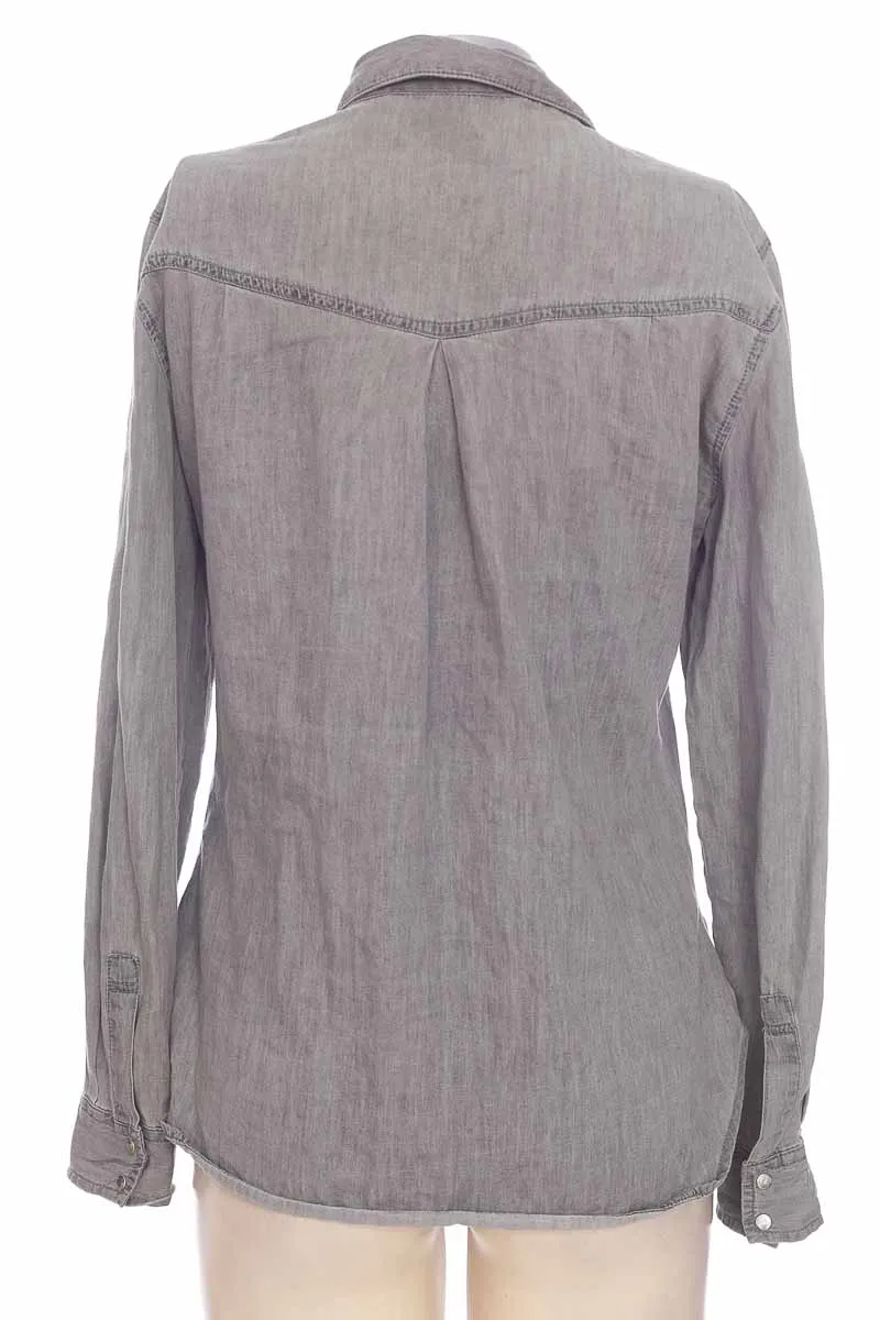 BLUSA COLOR GRIS  ZARA