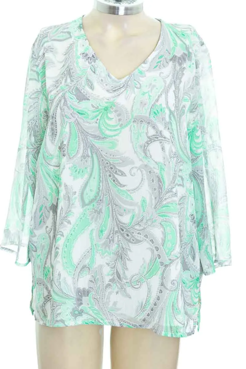 BLUSA COLOR VERDE  ALFRED DUNNER