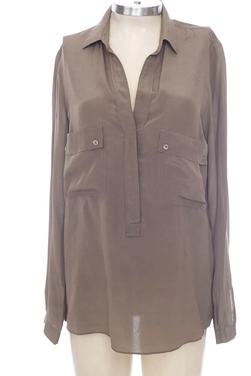 BLUSA COLOR VERDE  MASSIMO DUTTI