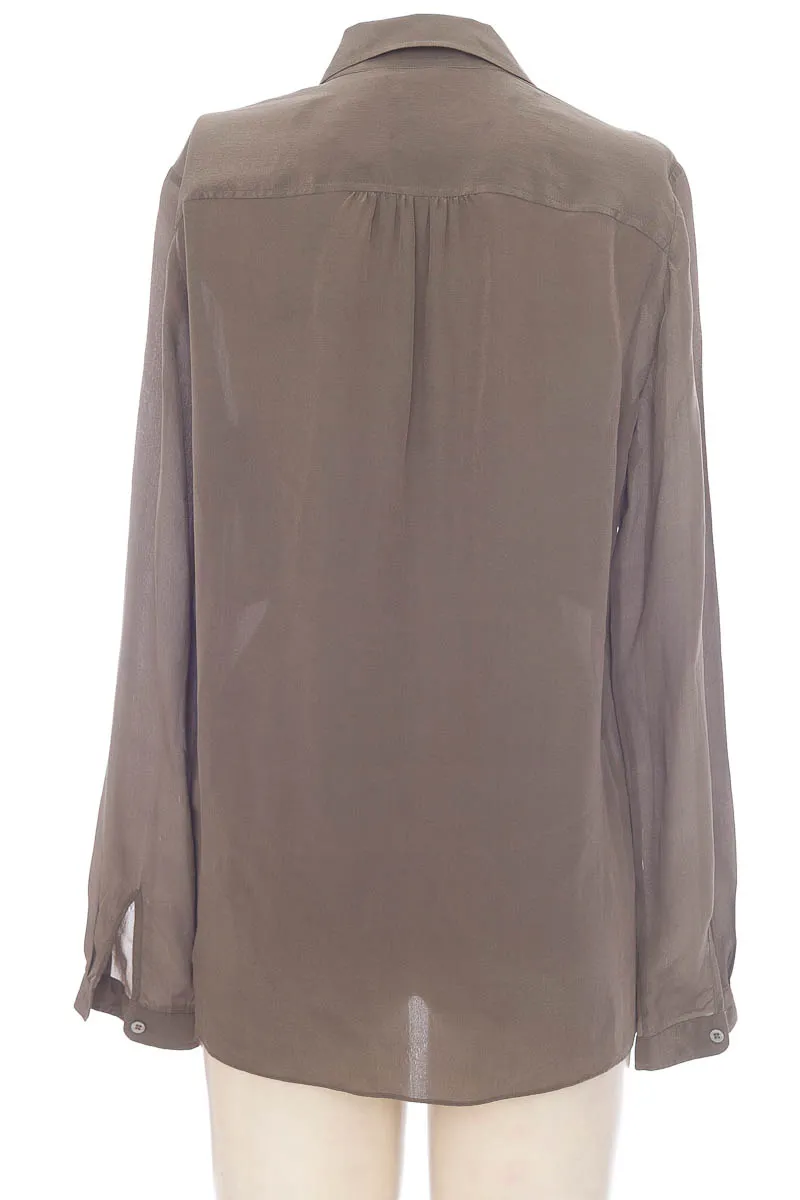 BLUSA COLOR VERDE  MASSIMO DUTTI