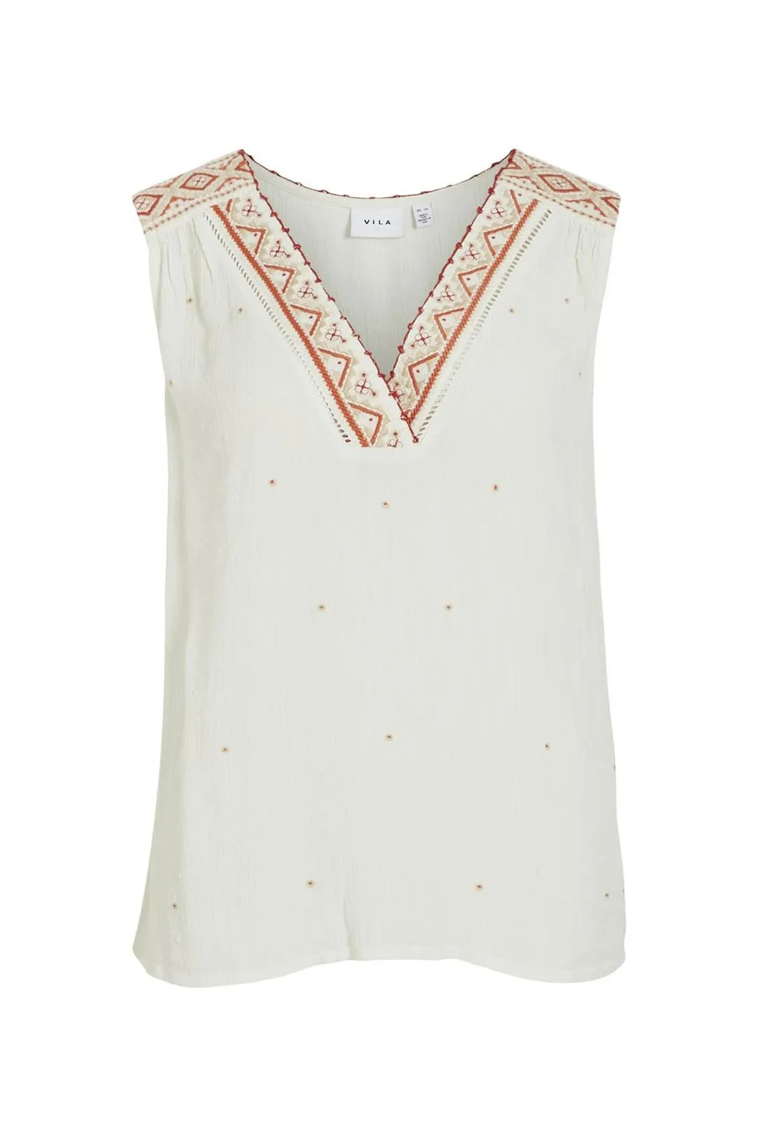 BLUSA DETALLE ETNICO VIMIRISSE BEIGE