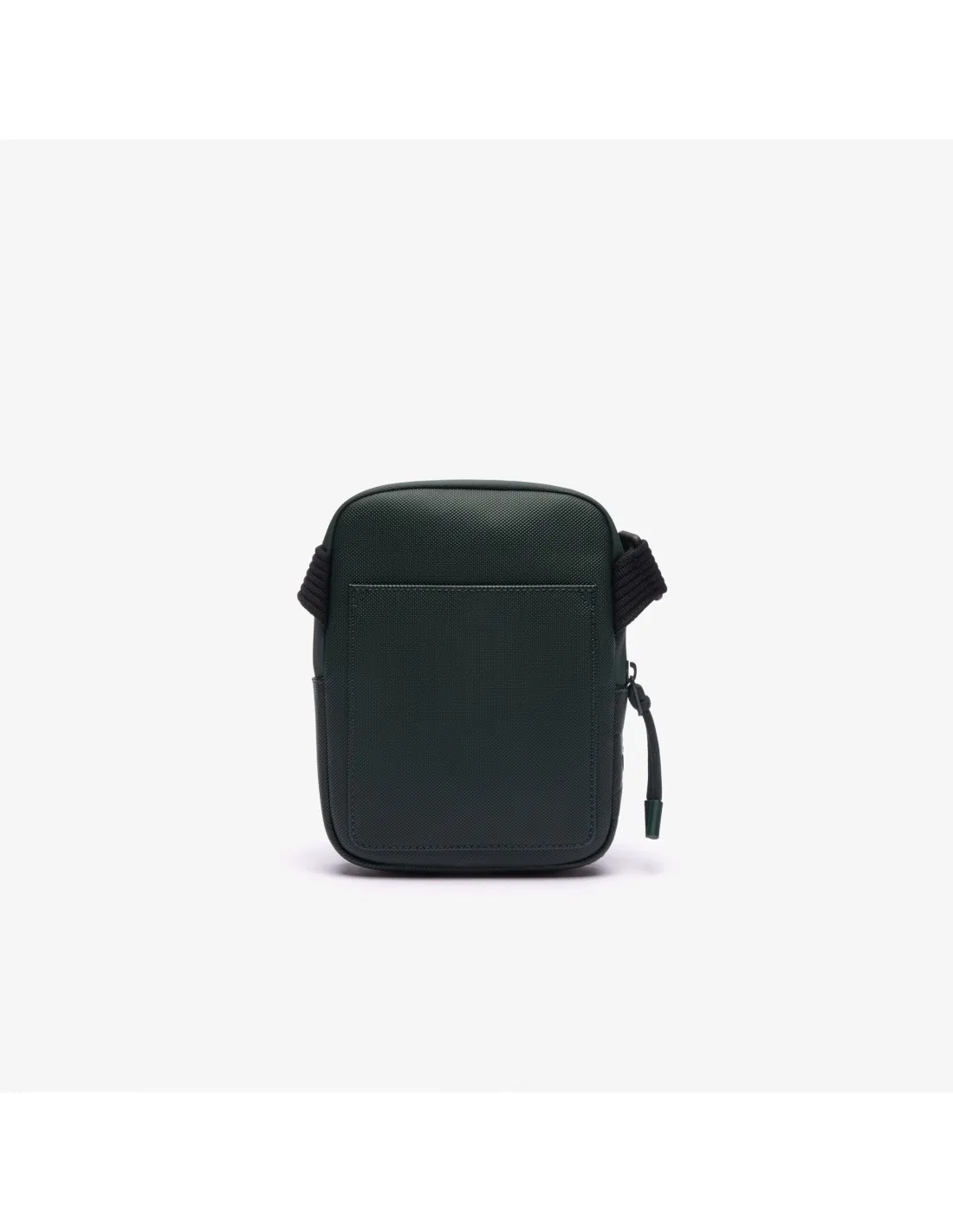 Bolso bandolera pequeño de hombre plano en piqué Lacoste