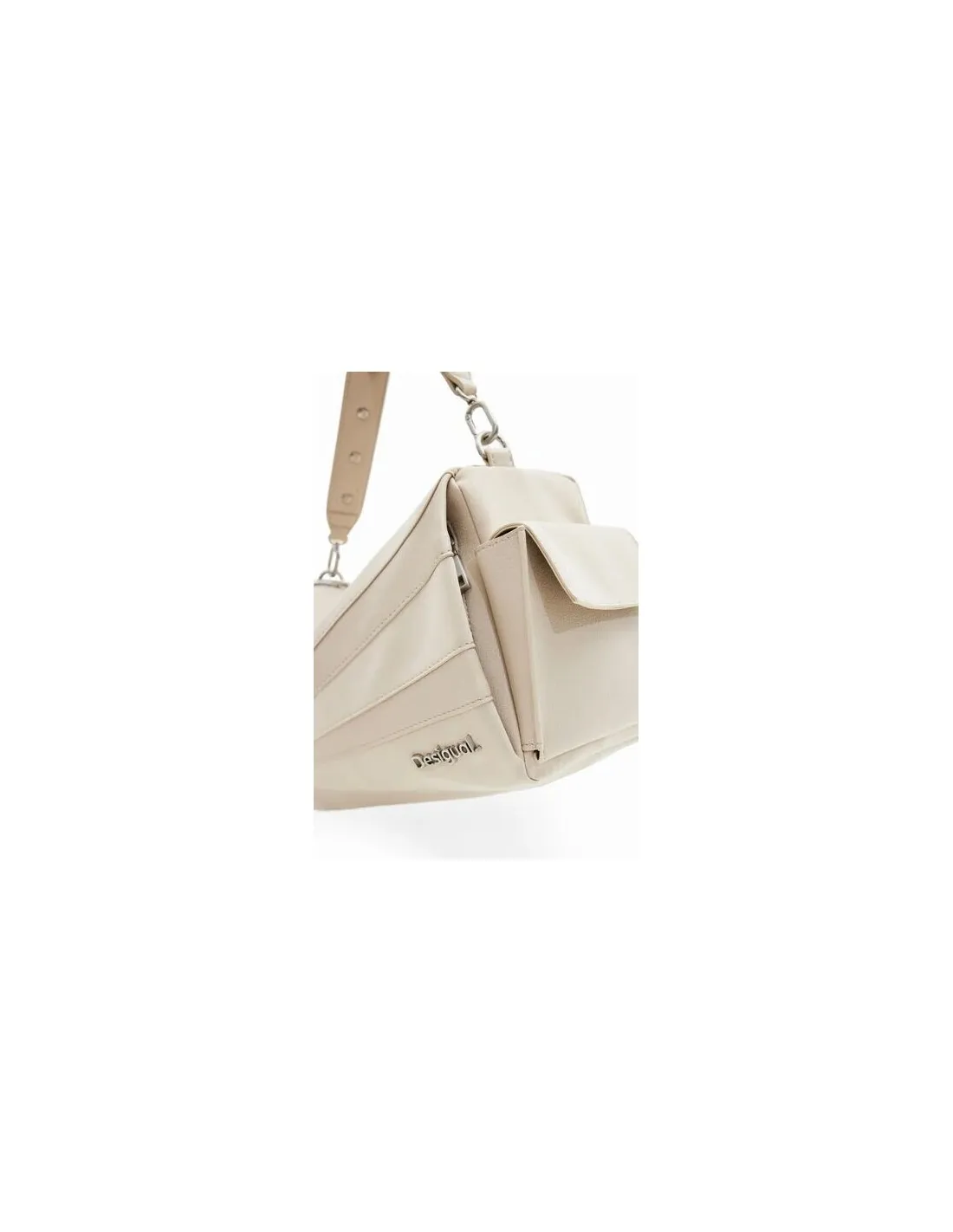 Bolso M patch texturas de Desigual