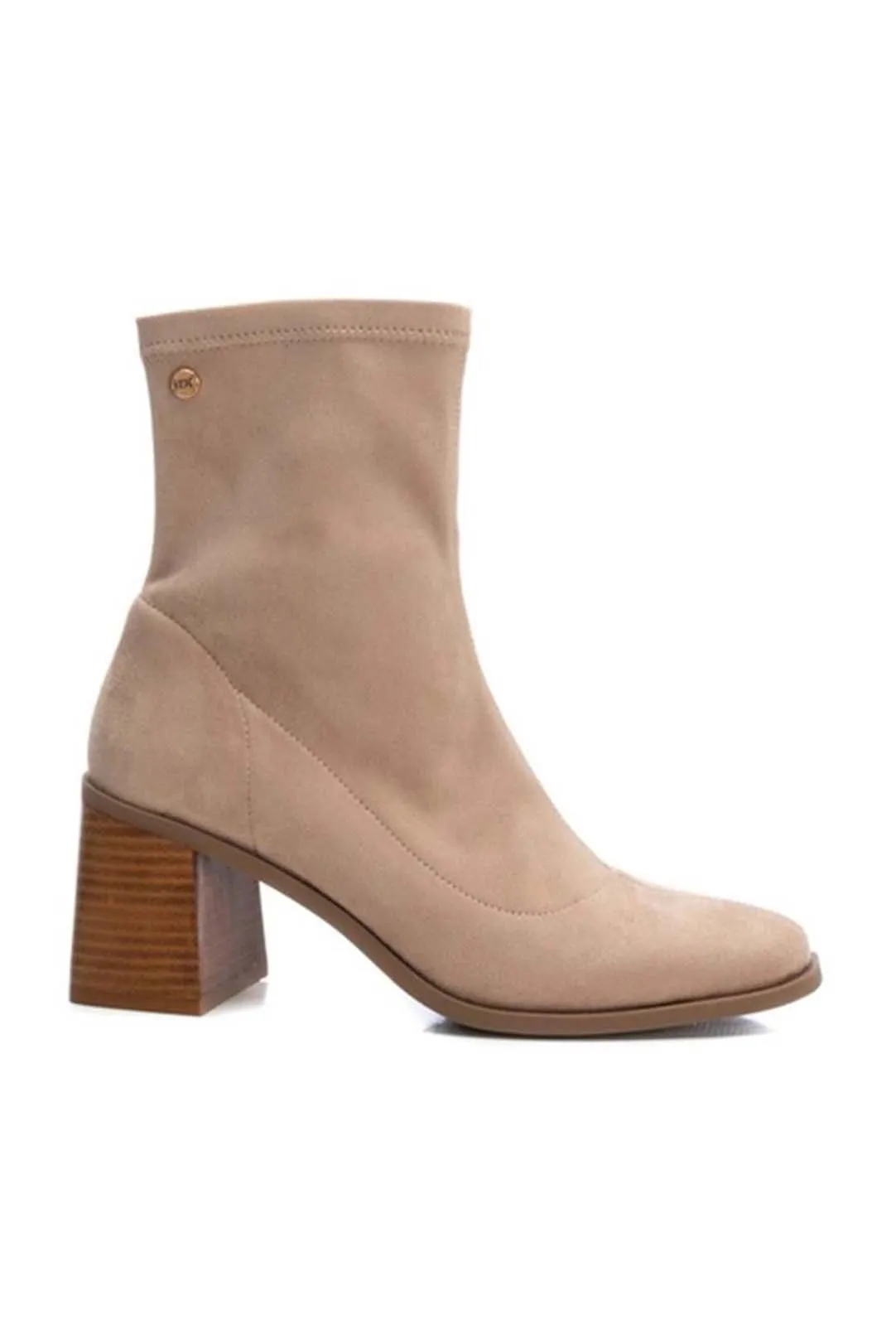 BOTIN TACÓN ANTE BEIGE