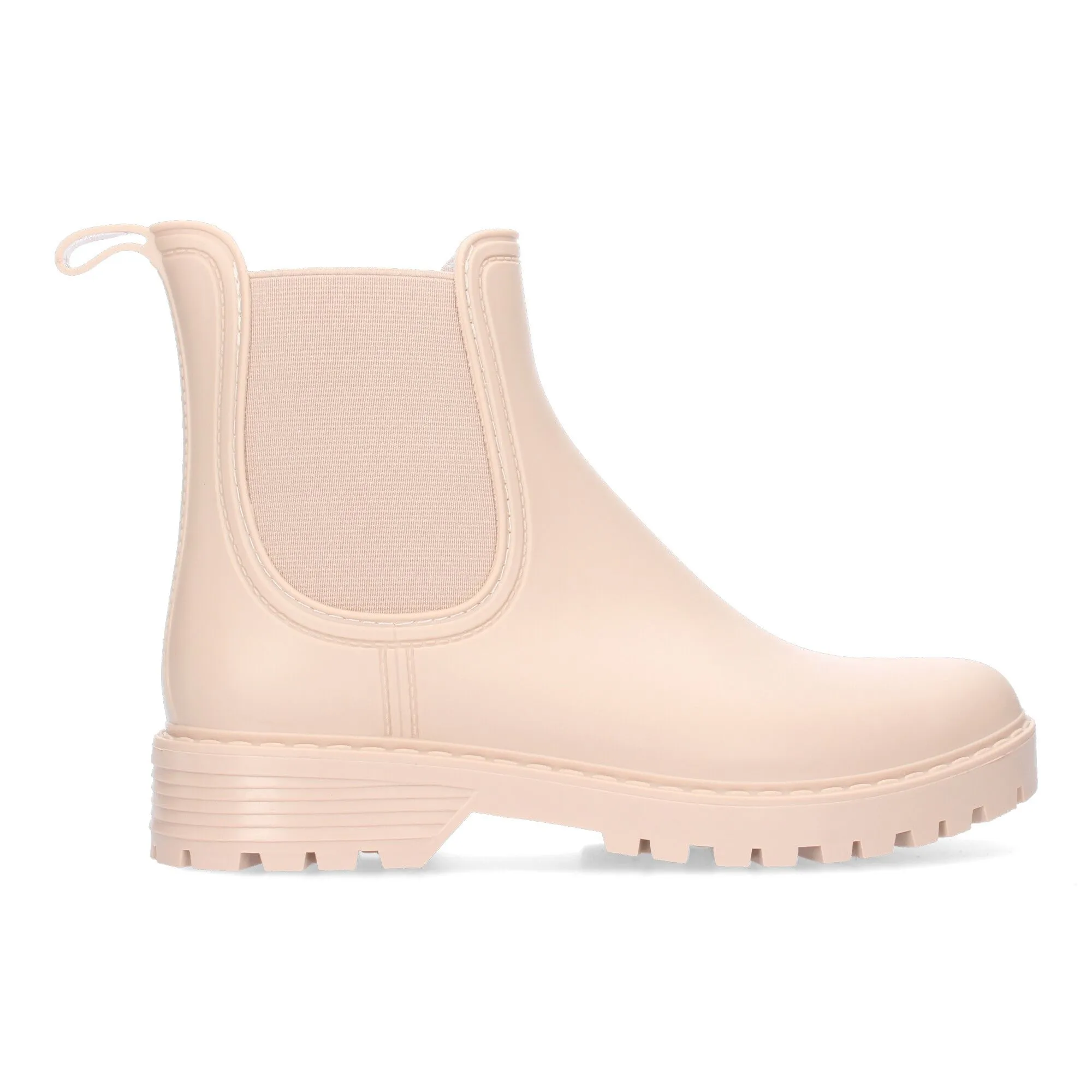 Botines cómods planos para mujer color beige 906