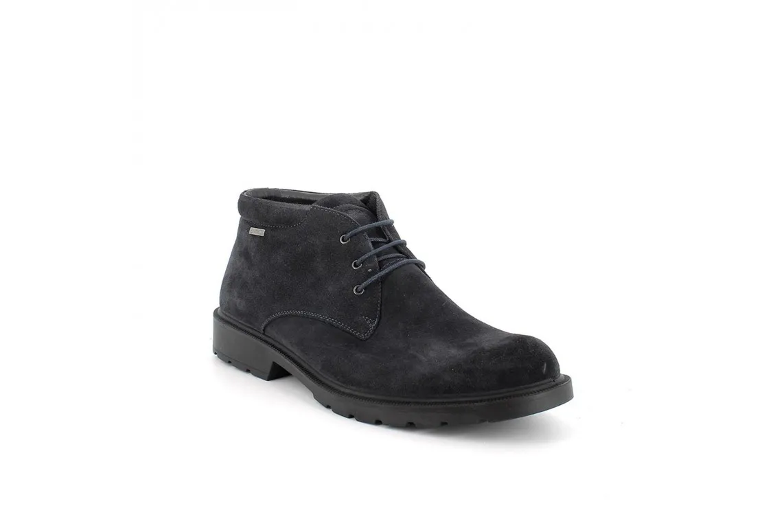 BOTINES DE CABALLERO  GORETEX DE PIEL AZUL OSCURO 4602611 IGI&CO