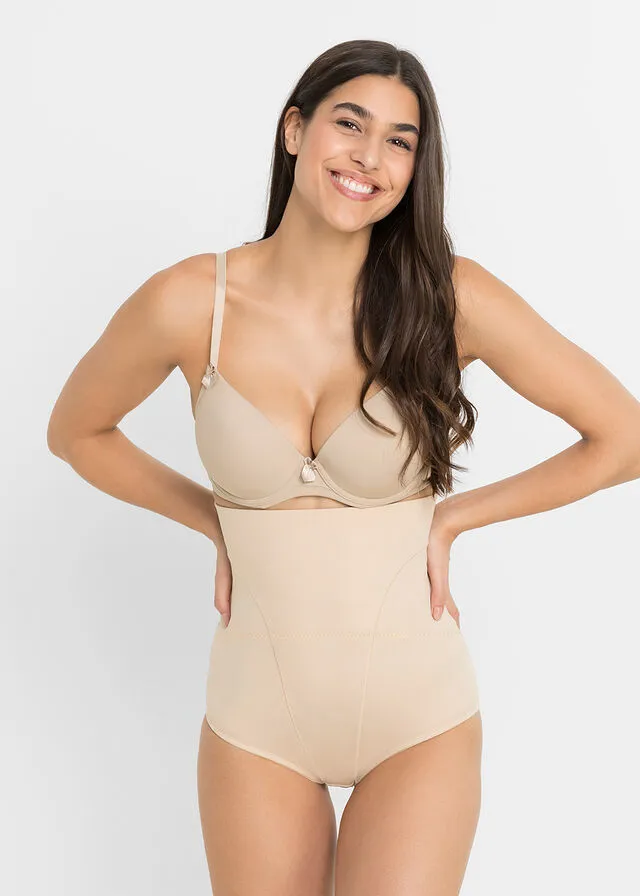BRAGUITA MOLDEADORA CON EFECTO REDUCTOR ALTO BEIGEARENA