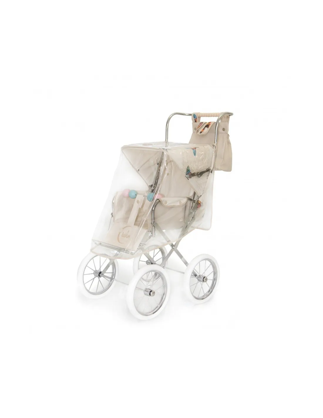 Burbuja beige para silla muñecas de Bebelux
