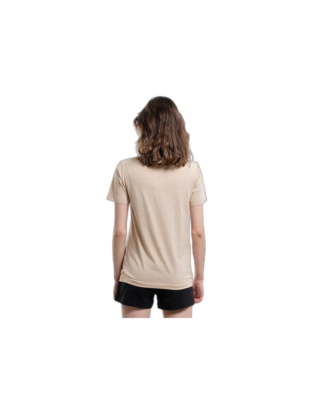 Camiseta Champion Crewneck Beige Mujer